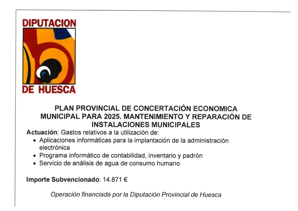 Imagen PLAN PROVINCIAL DE COCERTACIÓN ECONÓMICA MUNICIPAL PARA 2025.